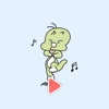 Green Gecko - Animated Gif Stickers