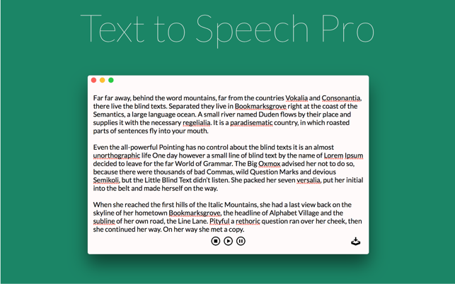 Text To Speech Pro