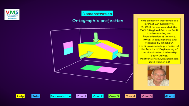 VMS - Orthographic Projection Animation 