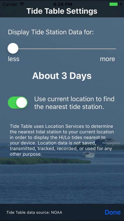 Tide Table