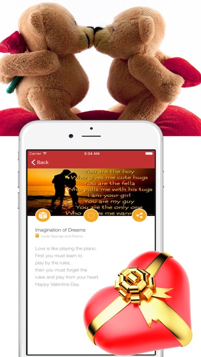 How to cancel & delete Valentine's Day Romantic Love Quotes Wishes Poems from iphone & ipad 3