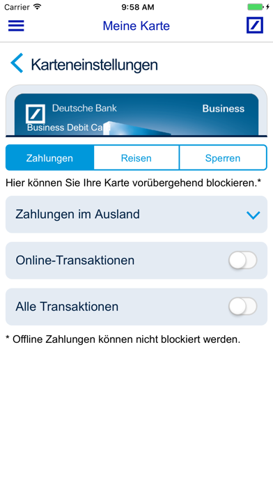 Meine Karte Deutsche Bank AG App Bewertung - Finance - Analyse und Kritik!