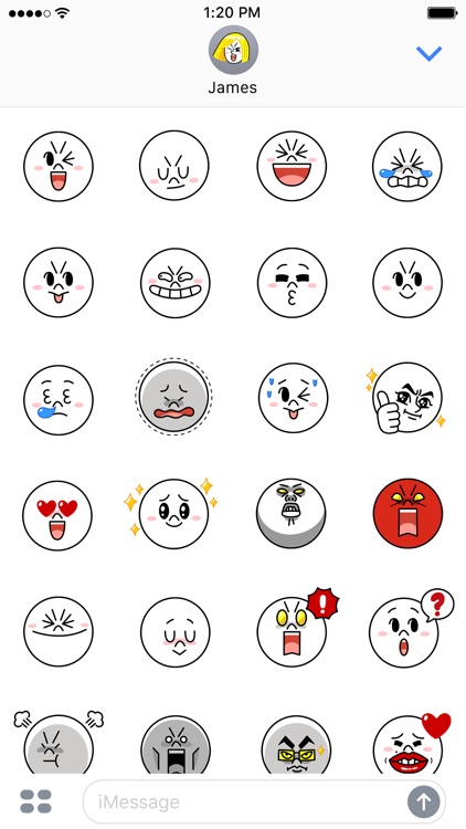 Witty MOON Emoji  LINE  FRIENDS by LINE  Friends Corporation