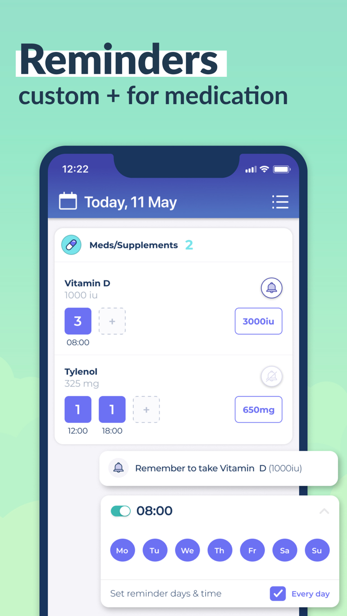 Symptom  Mood Tracker