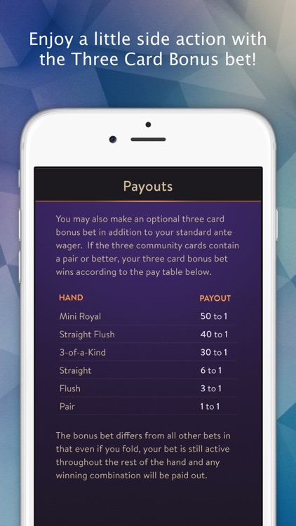 Mississippi Stud Poker screenshot-3
