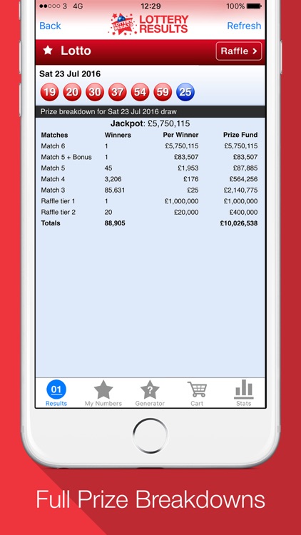 Lottery Results - Winning Ticket Push Alerts! screenshot-3