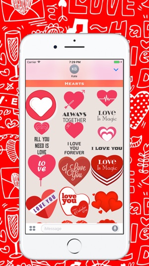 Saint Valentine’s Day - Stickers for iMessage(圖4)-速報App