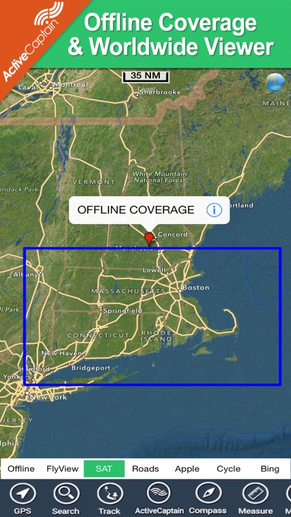 Massachusetts lakes chart GPS fishing Navigator screenshot-4