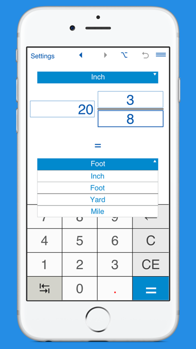 Inches, Feet, Yards and Miles Converter screenshot 3