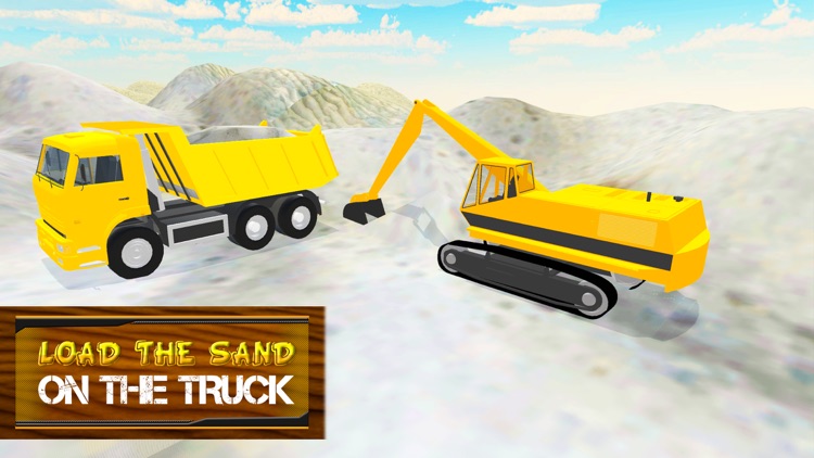Sand Transporter Truck & Excavator Simulator