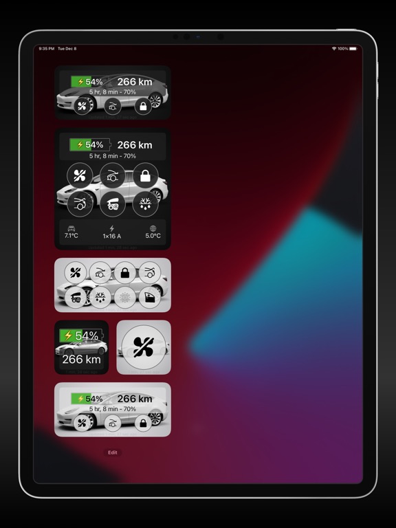 Watch app for Tesla iPad app afbeelding 1