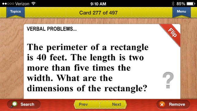 GRE Prep Math Flashcards Exambusters