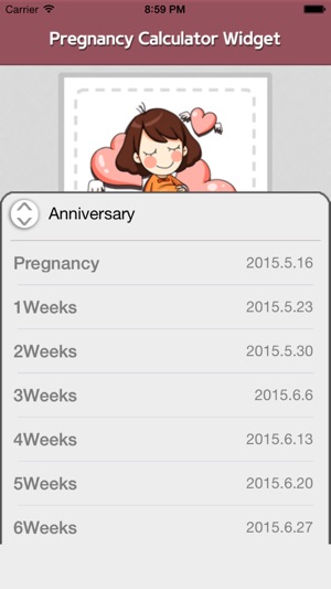 Pragnancy Calculator Widget(圖3)-速報App