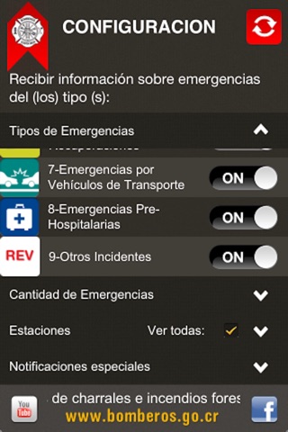 Bomberos CR screenshot 3