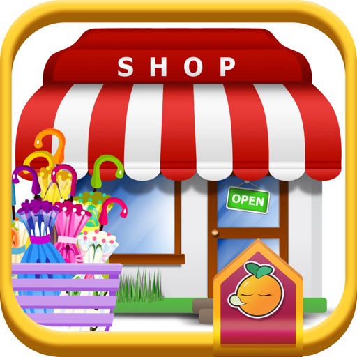 Children Umbrella Shop business simulation game Icon