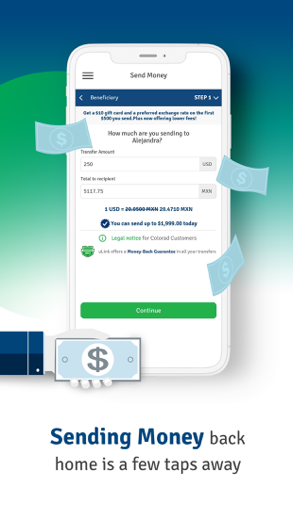uLink Money Transfer screenshot 1