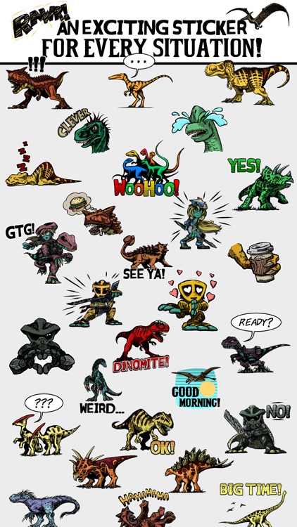 The Lost Planet of Dinosaurs Stickers screenshot-4