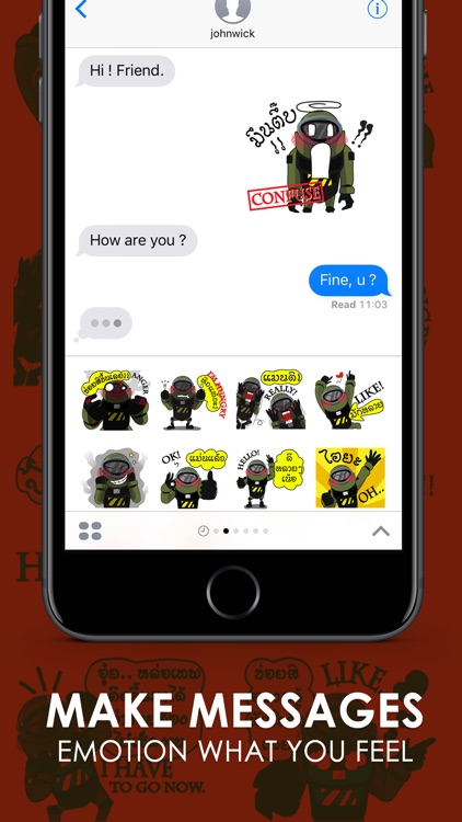 EOD!!! Stickers for iMessage