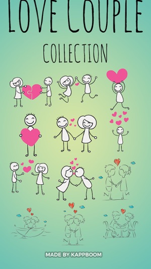 Stick-Figure Couple Stickers(圖1)-速報App