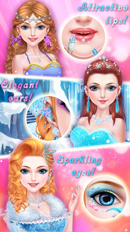 Frozen Ice Queen Makeup Salon