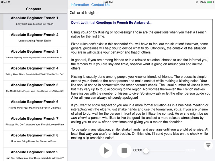 Intermediate French for iPad screenshot-4
