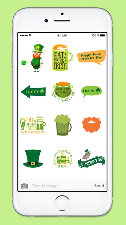 St Pattys Day Stamps Sticker Pack