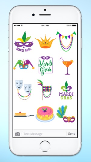 Mardi Gras Carnival Sticker Pack(圖4)-速報App