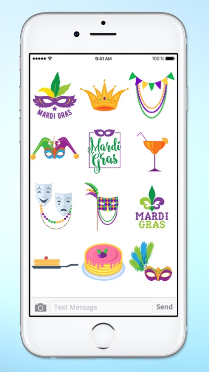 Mardi Gras Carnival Sticker Pack screenshot-3