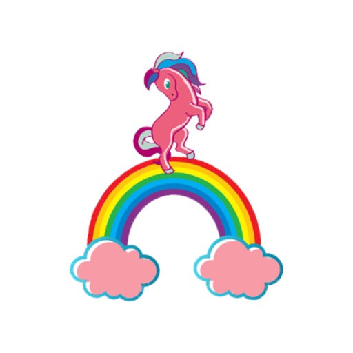 Horses And Rainbows stickers by Nevzat