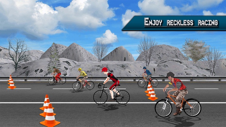 Extreme Highway Bike Racing 2017 - Bicycle Race 3D screenshot-4