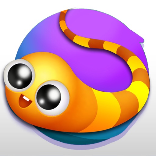 Roller Paper Snake - Worm Duel Game Challenge Icon