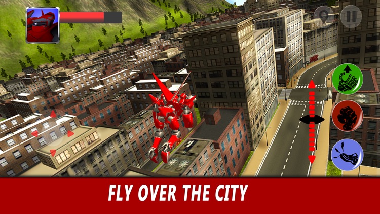 Flying Robot Simulator 3D screenshot-3