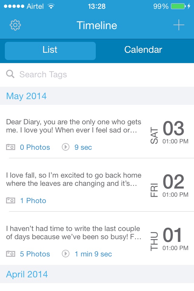 Yakety Yak Diary - Your Personal Journal screenshot 2