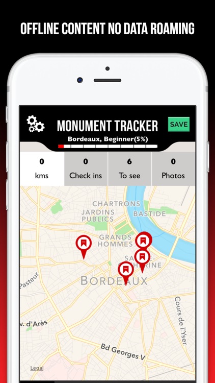 Monaco Travel Guide Monument Tracker - Offline Map