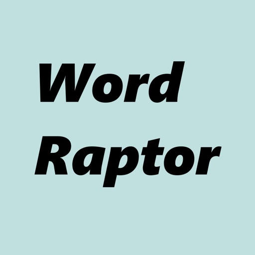 Word Raptor iOS App