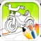 Coloring Book For Kids Bike