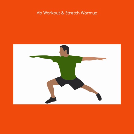 Ab workout and stretch warmup icon