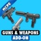 GUNS & WEAPONS ADD-ON for Minecraft Pocket Edition