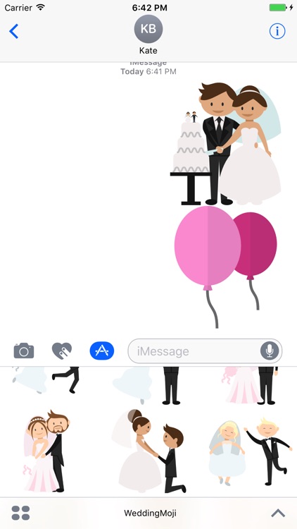 WeddingMoji - Wedding Stickers for iMessage
