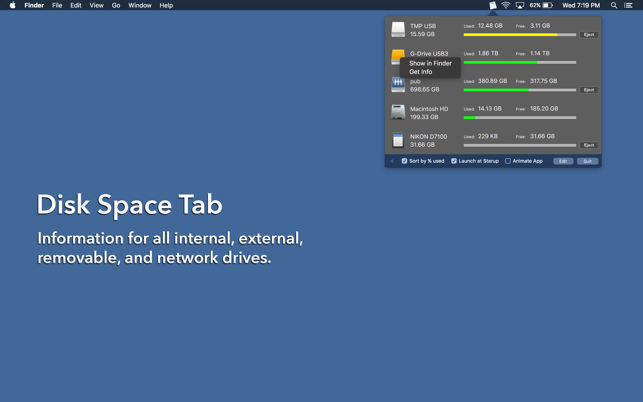 Disk Space Tab(圖2)-速報App