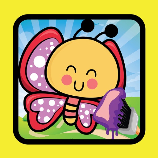 Game for Family Coloring Butterfly Drawing iOS App