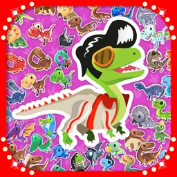 Dino Album Stickers Factory Game