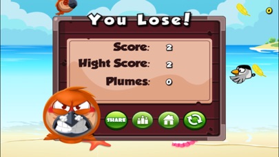 Naughty Grumpy Bird: Flappy Hippie Talking Parrot screenshot 4