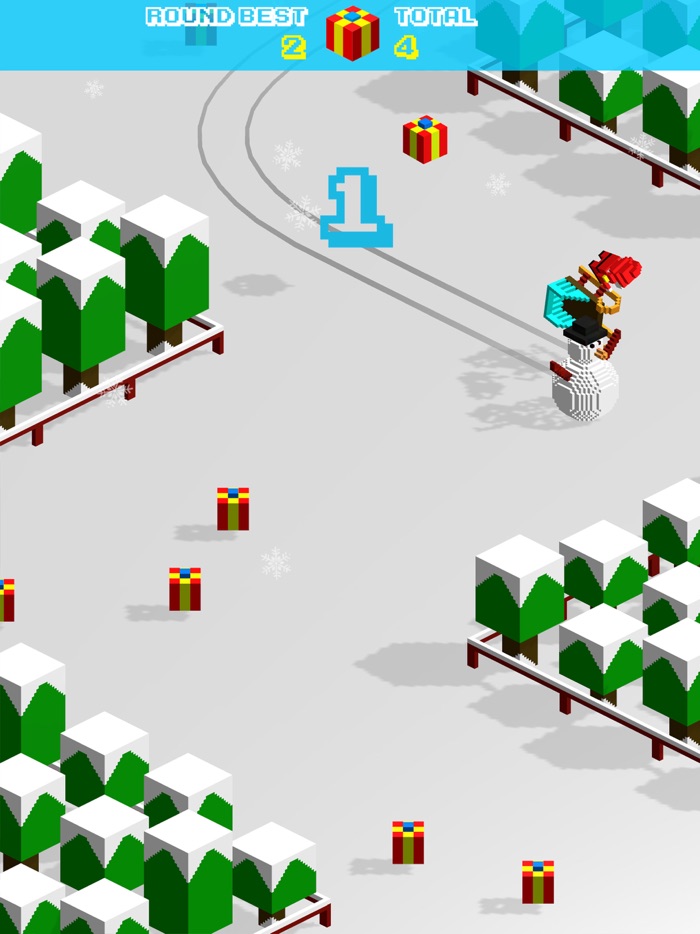 滑雪-雪人大冒险增强版免费单机小游戏
