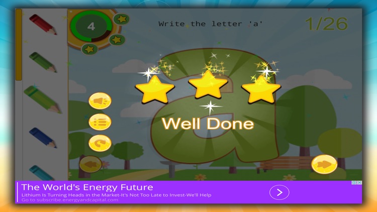 ABC Alphabet for children with writing screenshot-3