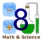 Grade-8-Math-Science is a comprehensive quiz app for Grade 8