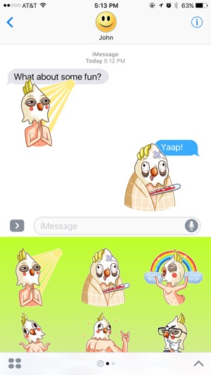 Strange and Funny Parrot Stickers(圖2)-速報App