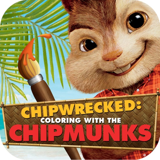Chipwrecked: Coloring with the Chipmunks for iPad iOS App