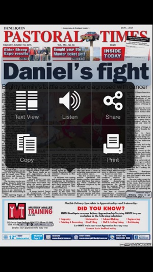 Deniliquin Pastoral Times(圖1)-速報App