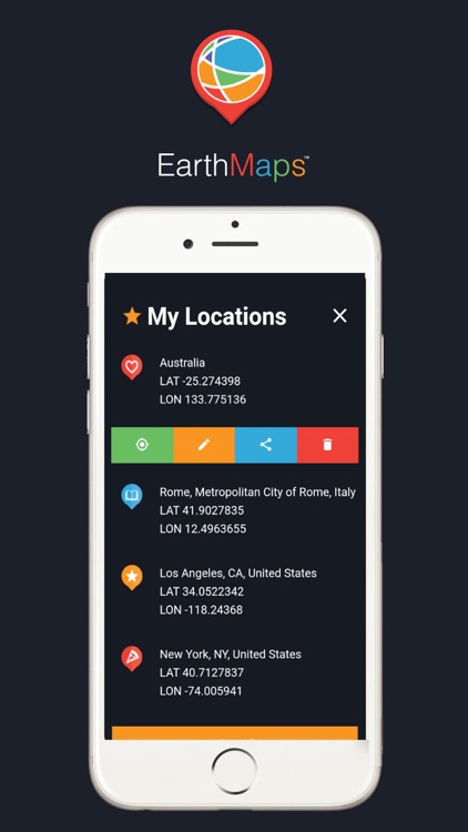 Earth Maps: GPS, Directions, Places, Lat & Lon screenshot-3
